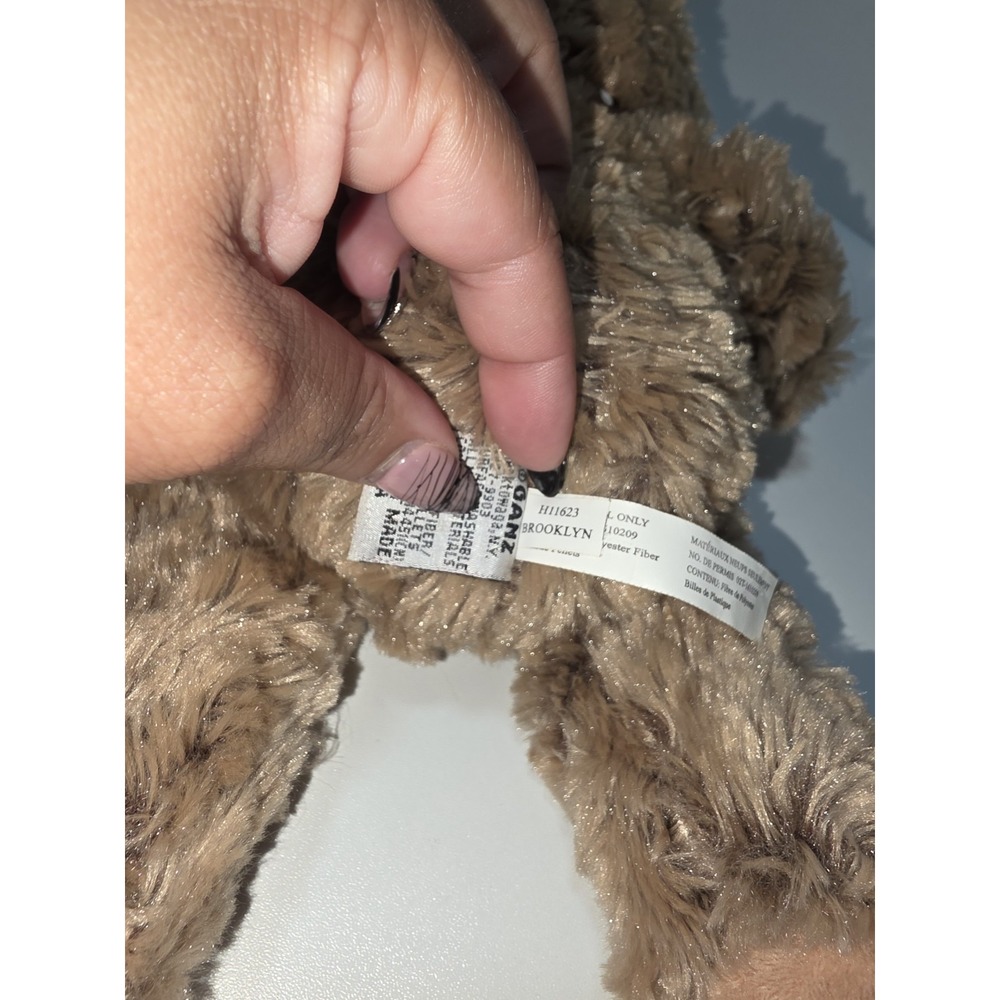Ganz Brown Plush Teddy Bear with Polka Dot Bow –‎ 11" Soft Stuffed Animal Toy - Picture 5 of 10